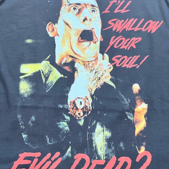 Evil Dead 2 Black Graphic T-Shirt - Picture 3 of 4